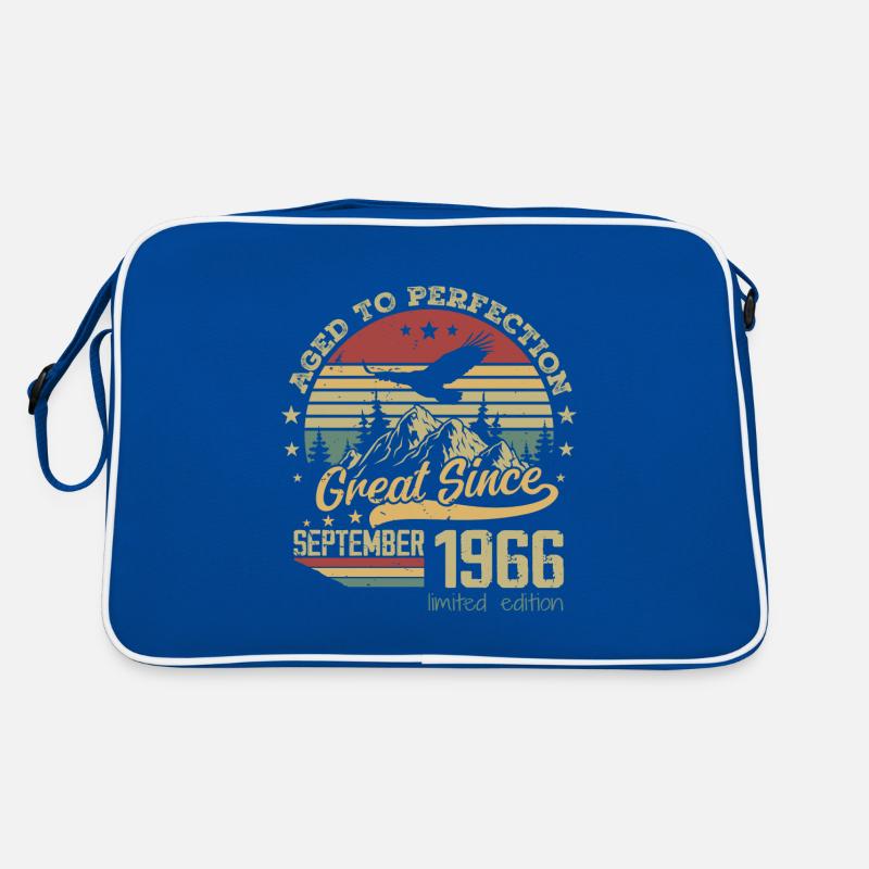 58 ans Vieilli à la Perfection né : septembre 1966 Sac Retro