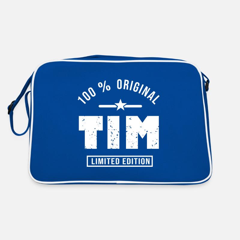 Tim original personalized gift first name tim Retro Bag