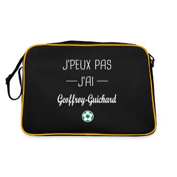 les verts Jpeux pas jai Geoffroy Guichard football - Sac Retro - noir/or - Dos