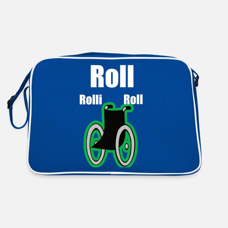 Rollstuhl Retro Tasche