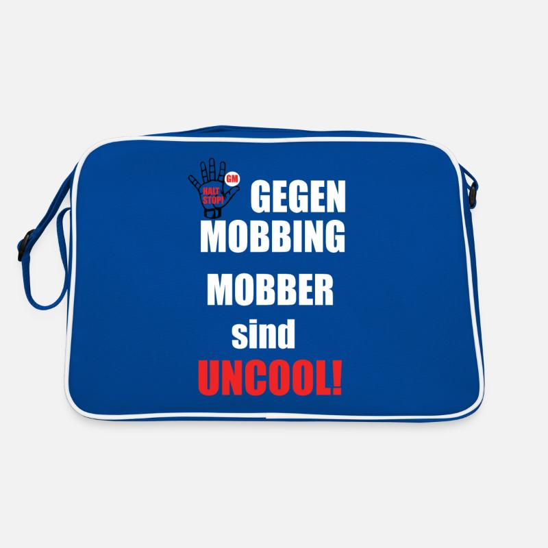 Gegen Mobbing Retro Tasche
