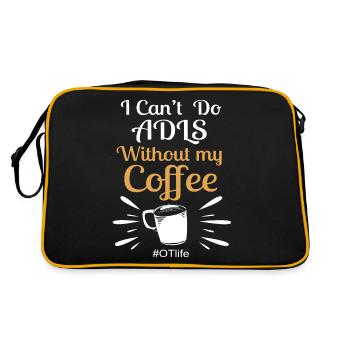 Ergothérapeute - Sac Retro - noir/or - Dos
