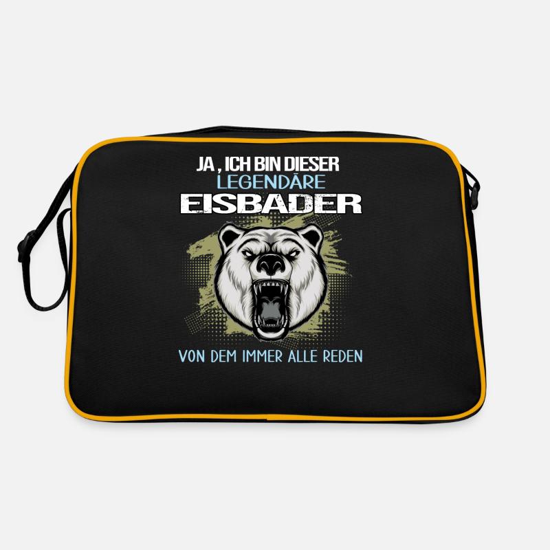 winterbader kälteresistent legendäre eisbader Retro Tasche