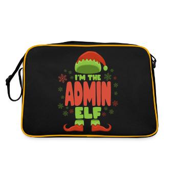 Admin Elfe de Noël - Sac Retro - noir/or - Dos