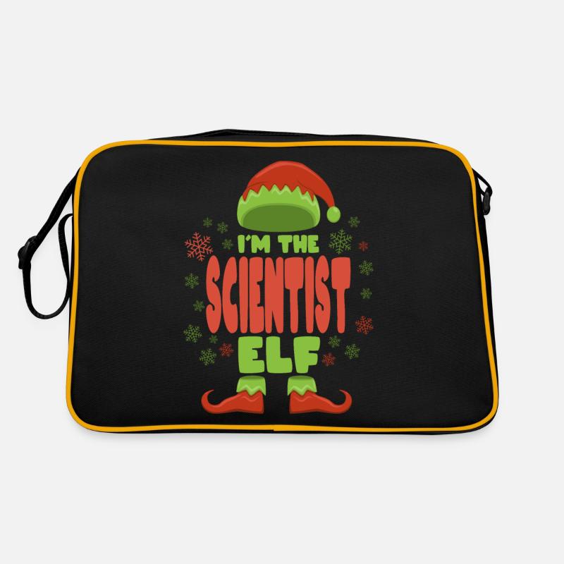 Scientifique Elfe de Noël Sac Retro