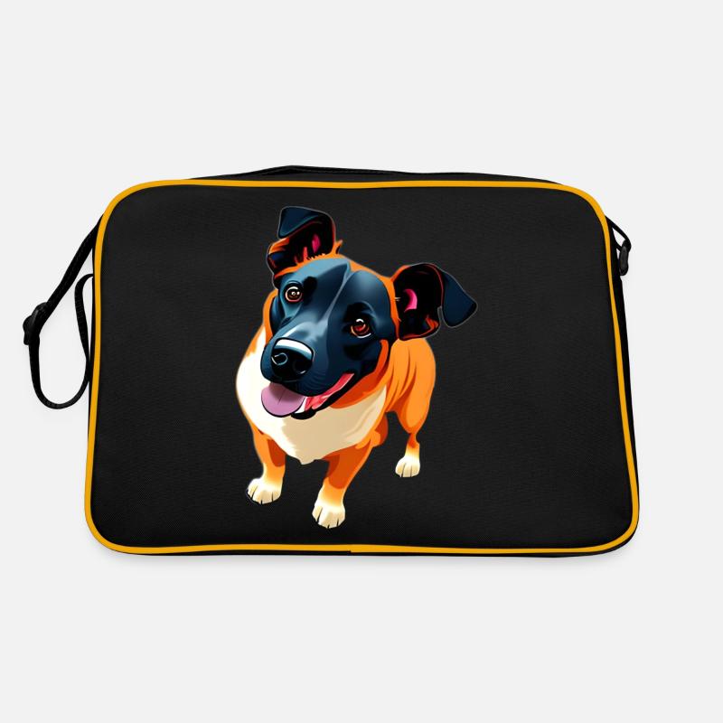 Schäfer Chiot Mixte Chien Super Mignon Sac Retro