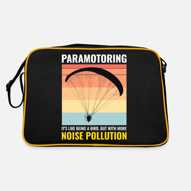 Pilote de paramoteur Paramoteur Parapente motorisé Sac Retro