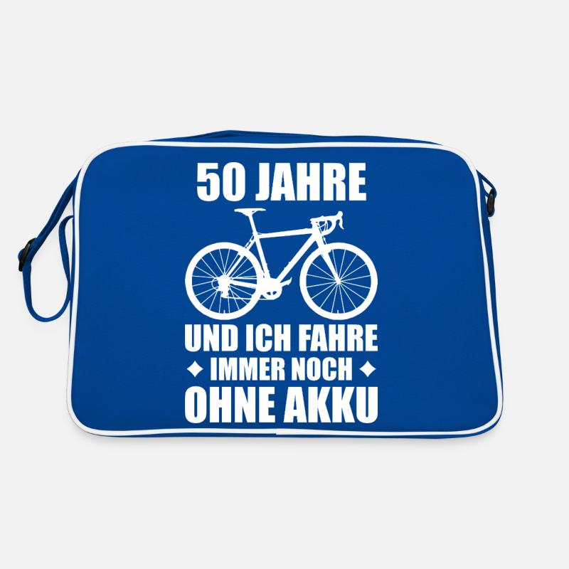 Fahrrad Radfahrer 50. Geburtstag Geschenkidee Retro Tasche