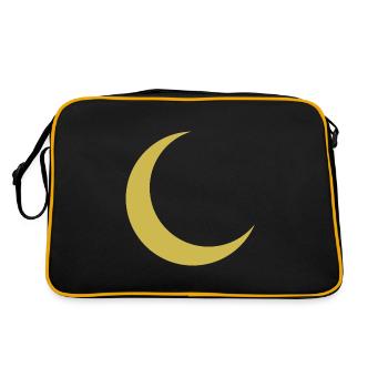 Crescent - Retro Bag - black/gold - Back