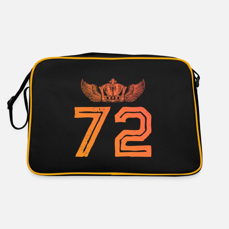 72 Couronne numérique Sac Retro