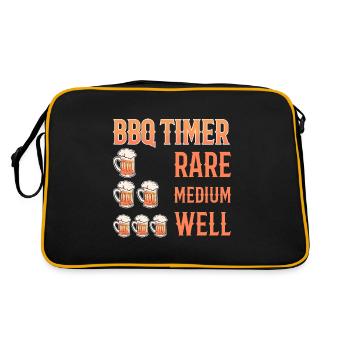 BBQ - Retro Bag - black/gold - Back