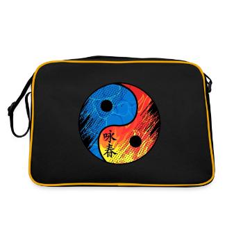 Wing Chun - Retro Bag - black/gold - Back
