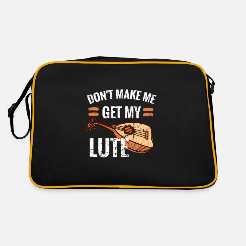 Instrument de joueur de luth Vintage cadeaux de luth Sac Retro