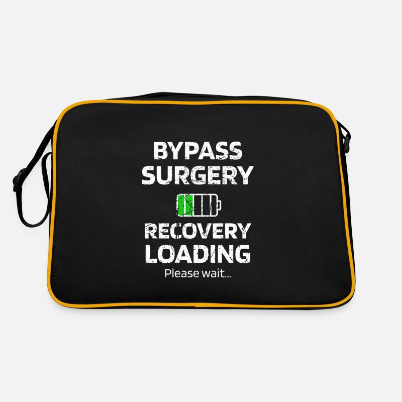 Bypass Operation Genesungsgeschenk Herz Operation Retro Tasche