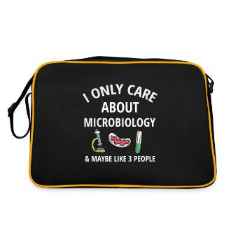 Microbiology Student | Microbiologist Microbiology - Retro Bag - black/gold - Back