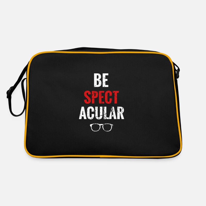 Augenoptiker Geschenkeidee Optometrist Optiker Retro Tasche