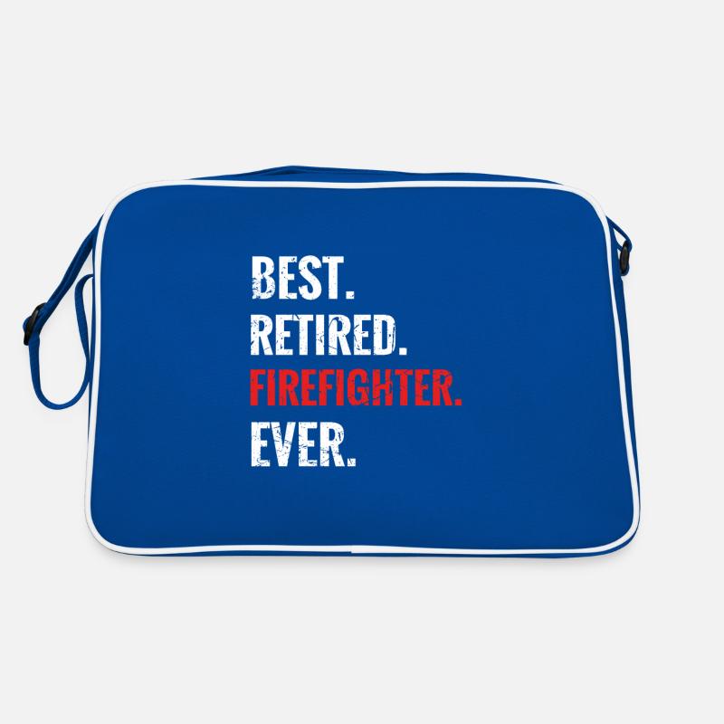Pompier cadeau de retraite Drôle pompiers Sac Retro