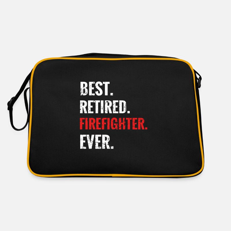 Firefighter Retirement Gift Funny Fire Brigade Retro Bag