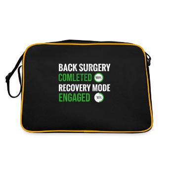 Back Surgery Recovery Gift Spines Surgery - Retro Bag - black/gold - Back