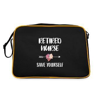 Pension d’infirmière - Sac Retro - noir/or - Dos