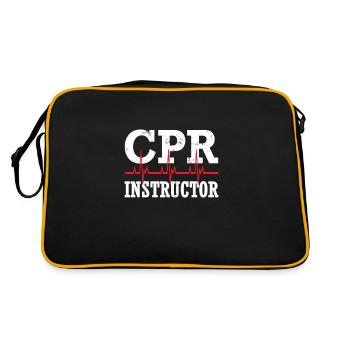 Réanimation cardiaque et pulmonaire - Sac Retro - noir/or - Dos