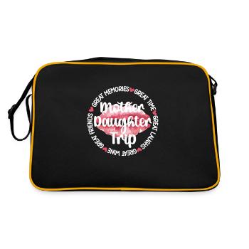Voyage de vacances mère-fille Voyage mère-fille - Sac Retro - noir/or - Dos