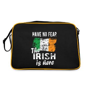 Irish Ireland Origin Irish flag Irish roots - Retro Bag - black/gold - Back
