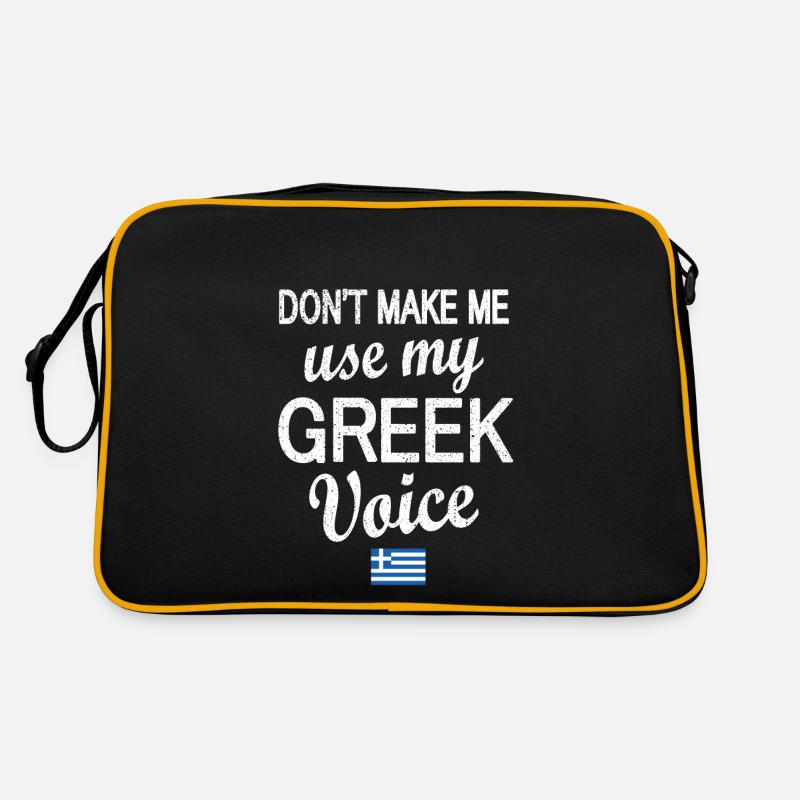 Greek Greece Flag Greek Roots Retro Bag