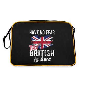 British Great Britain Origin British flag - Retro Bag - black/gold - Back