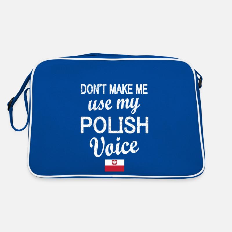 Proud Pole Poland Flag Polish Roots Retro Bag