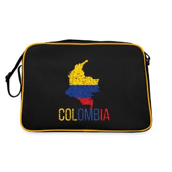 Colombie Colombie Drapeau colombien - Sac Retro - noir/or - Dos