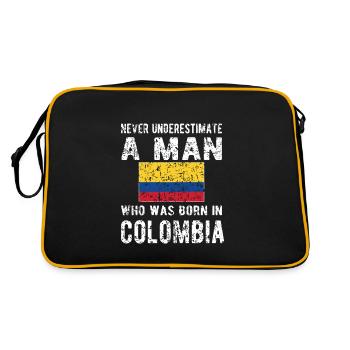 Colombie Colombie Drapeau colombien - Sac Retro - noir/or - Dos