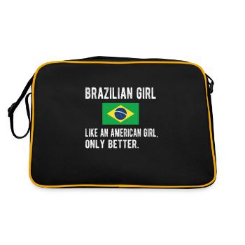 Brésil Brésil Racines brésiliennes - Sac Retro - noir/or - Dos