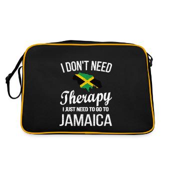 Fier drapeau jamaïcain jamaïcain - Sac Retro - noir/or - Dos