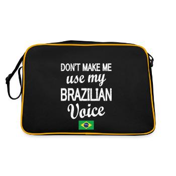 Brésil Brésil Racines brésiliennes - Sac Retro - noir/or - Dos