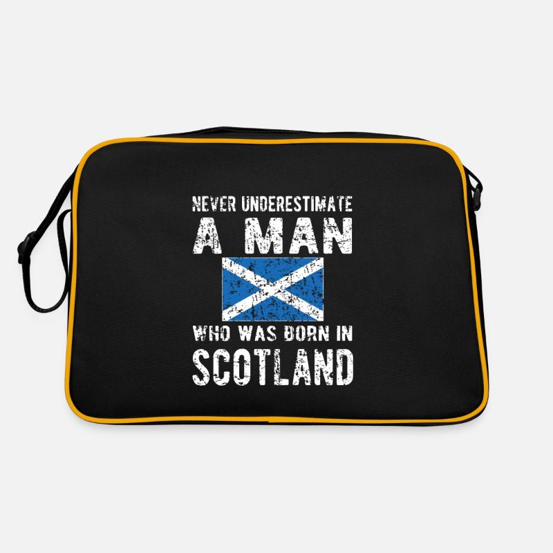 Proud Scotsman Scotland Scottish Flag Retro Bag