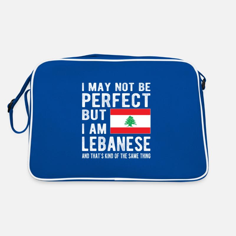 Stolzer Libanese Libanon Libanesische Herkunft Retro Tasche