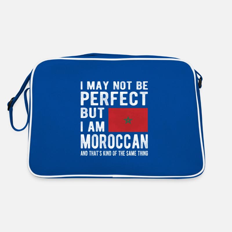 Moroccan Morocco Flag Moroccan origin Retro Bag