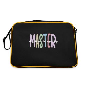 Master of Nursing Nurse Diplôme - Sac Retro - noir/or - Dos