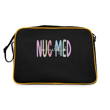 Medical Radiology Technologist Nuclear Medicine - Retro Bag - black/gold - Back