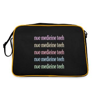 Medical Radiology Technologist Nuclear Medicine - Retro Bag - black/gold - Back