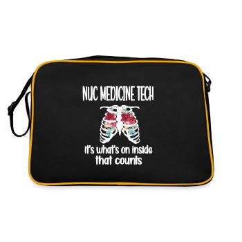 Technologue en radiologie médicale Médecine nucléaire - Sac Retro - noir/or - Dos