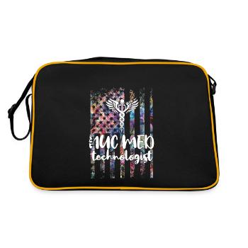 Medical Radiology Technologist Nuclear Medicine - Retro Bag - black/gold - Back
