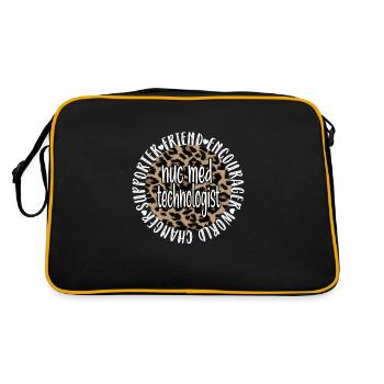 Medical Radiology Technologist Nuclear Medicine - Retro Bag - black/gold - Back