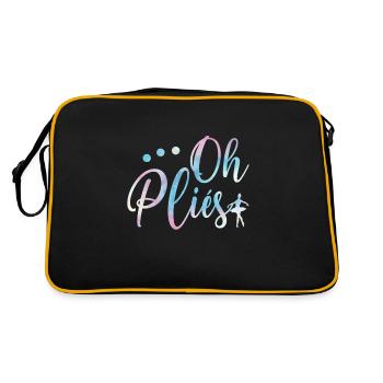 Danseuse de ballet ballerine danseuse de ballet - Sac Retro - noir/or - Dos