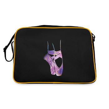 danseuse de ballet ballerine ballet danse ballerine - Sac Retro - noir/or - Dos