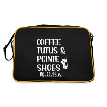 danseuse de ballet ballerine ballet danse ballerine - Sac Retro - noir/or - Dos