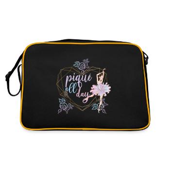Danseuse de ballet ballerine danseuse de ballet - Sac Retro - noir/or - Dos