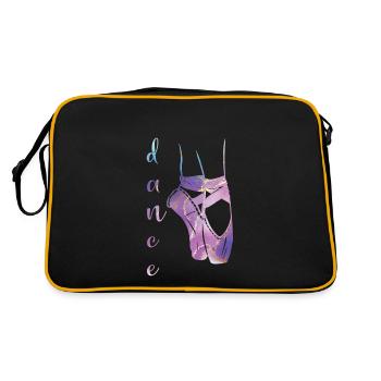 danseuse de ballet ballerine ballet danse ballerine - Sac Retro - noir/or - Dos