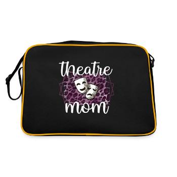 Théâtre Maman Fière Théâtre Acteurs Mère - Sac Retro - noir/or - Dos
